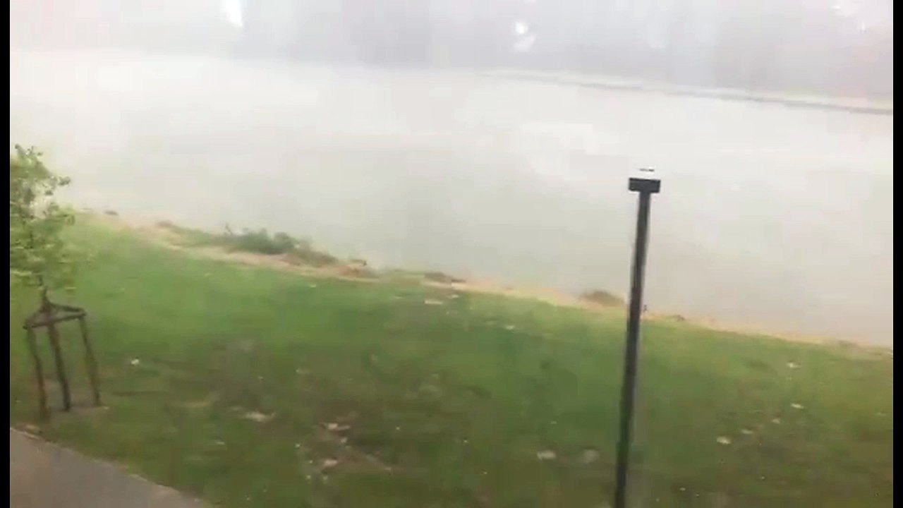 Violents orages à Saint-Quentin