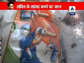 Varanasi erupts in joy as Sachin takes Rajya Sabha oath