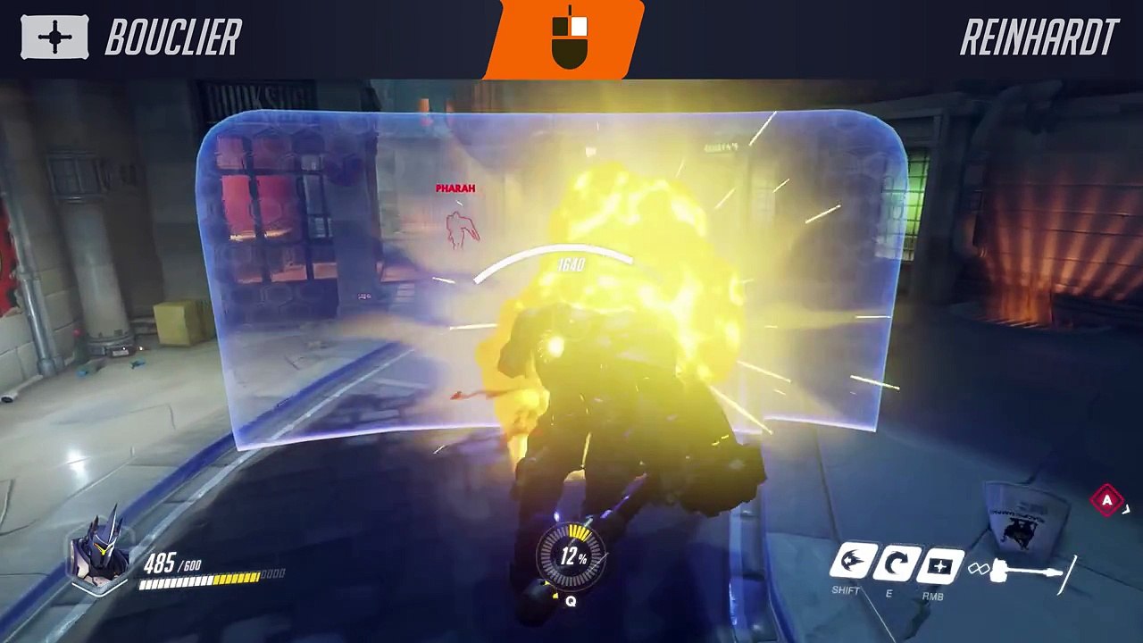 Les capacités de Reinhardt dans Overwatch (FR)