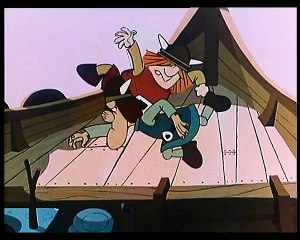 Vic le Viking (1974) épisode 15 . Le château . partie 2 .