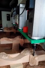sandalye masa bacağı ıslemek ıcın yerlı uretım cnc router.