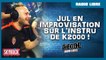 Jul en improvisation sur l'instru de K2000 en live dans la Radio Libre De Difool