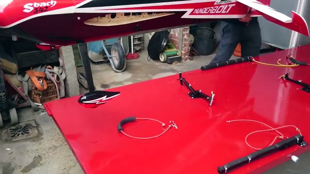 soportes de aviones para remolque / Rc plane trailer holders
