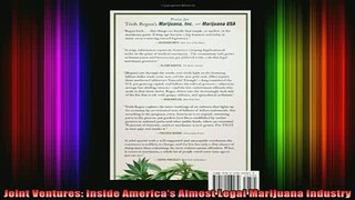 READ book  Joint Ventures Inside Americas Almost Legal Marijuana Industry Full EBook