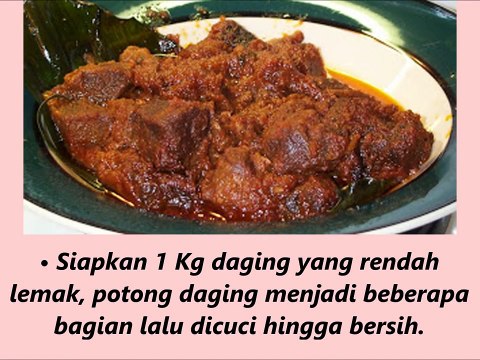 RESEP MASAKAN DAGING RENDANG PADANG
