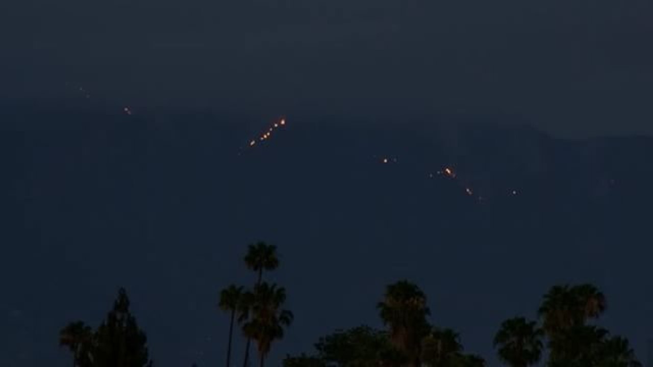 Dramatic Timelapse Shows San Gabriel Complex Fire