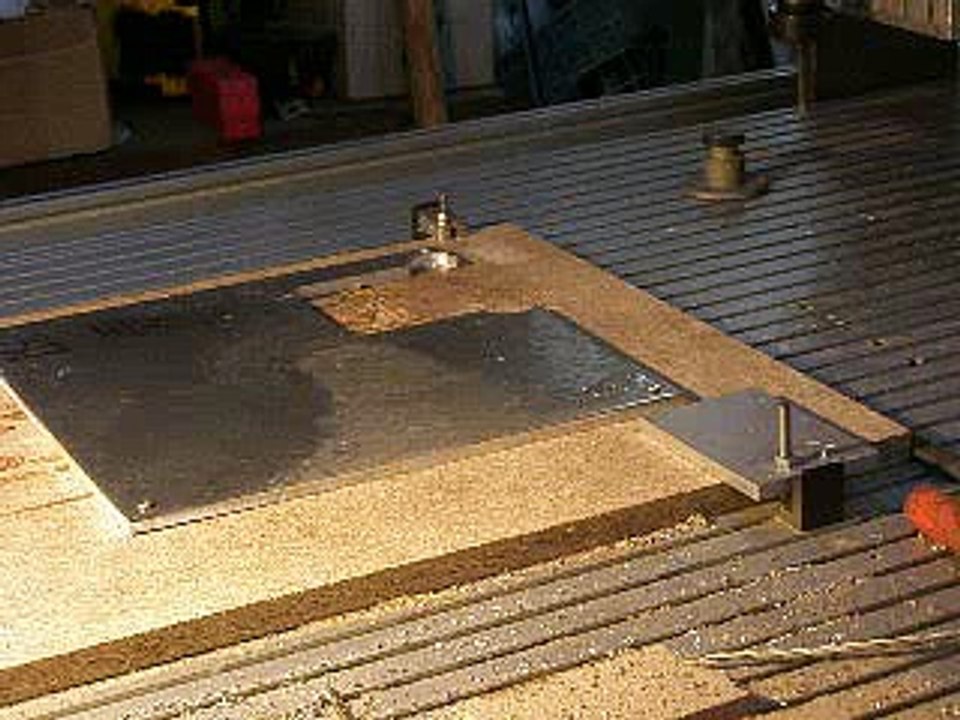 mach3 cnc cut aluminum 2.5mm per pass 350 mm / min nema 23