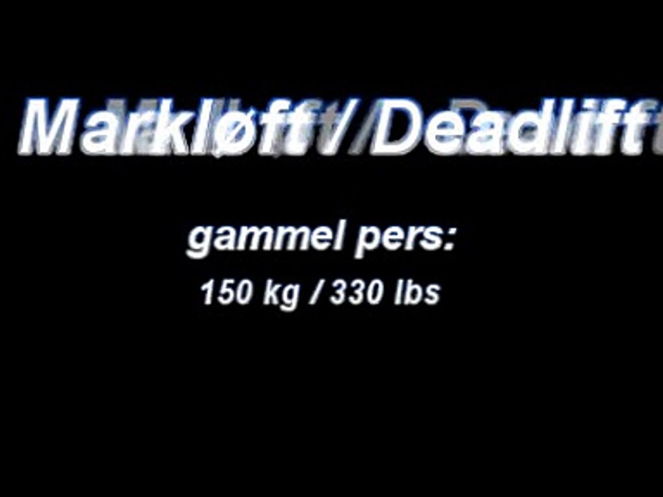 (25) markløft deadlift 160 kg 352 lbs