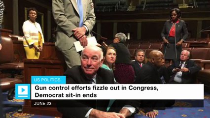 Gun control efforts fizzle out in Congress as Democrats end sit-in