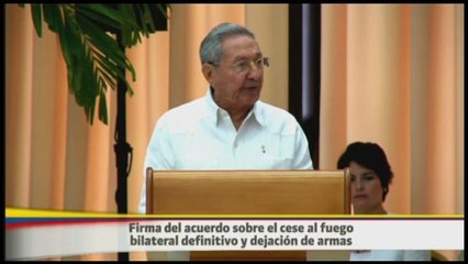 Raúl Castro : "El proceso de paz no tiene vuelta atrás"