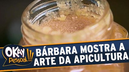 Bárbara Koboldt mostra toda a arte da Apicultura