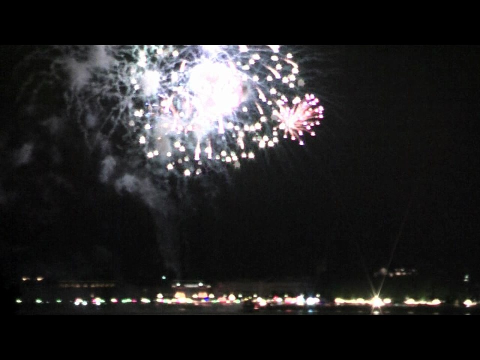 1er feu d'artifice de Bordeaux fête le vin 2016