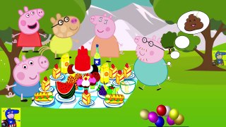 Peppa Pig Picnic With Family #Toilet explosion #Hulk #Frozen #Spider Man #Iron Man # Funny Story.mp4