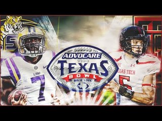 NCAA Football 16 | #22 LSU vs Texas Tech | 2015 AdvoCare V100 Texas Bowl