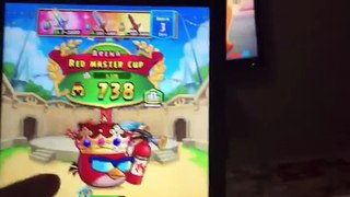 Angry birds fight the arena the red birdie master cups