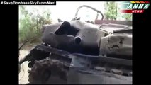 Ополченцы с РПГ 26 подбили Украинский танк!