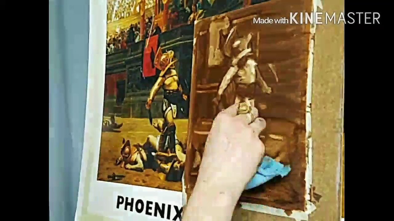 Painting a MASTER COPY! "Pollice Verso" Oil Painting Demo