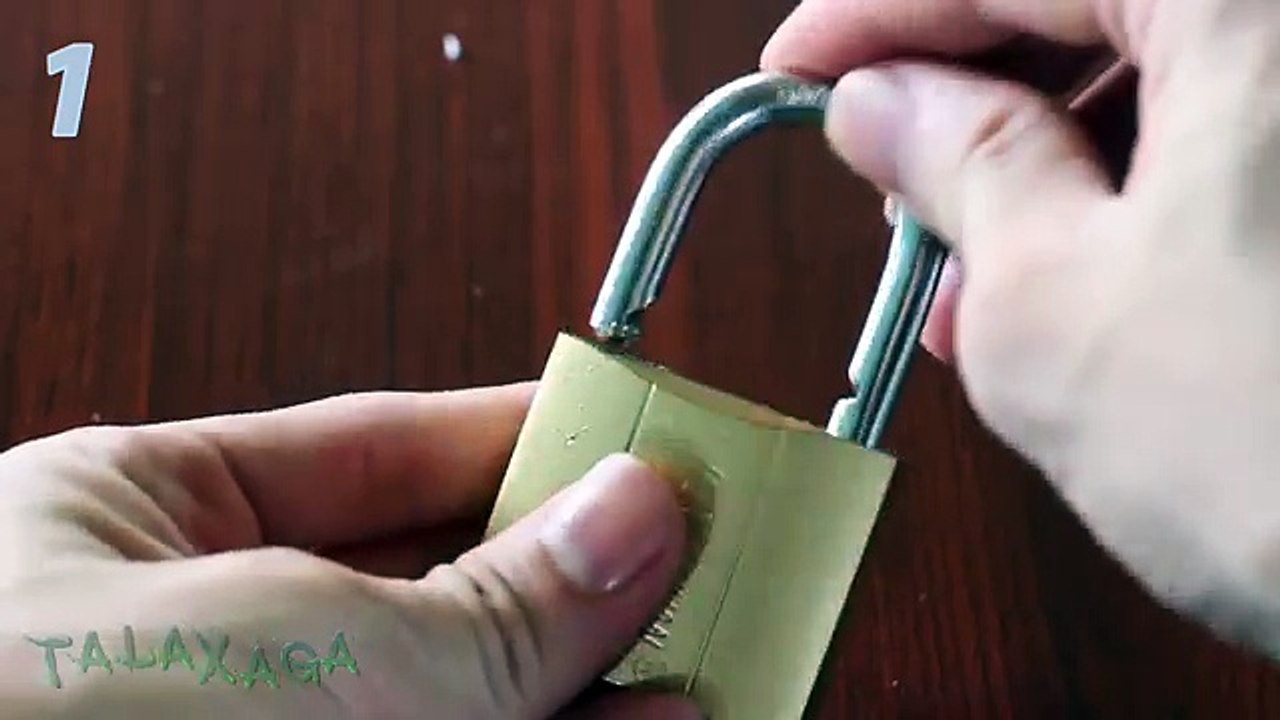 Conoce los trucos para abrir un candado si se t...