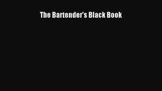 Read The Bartender's Black Book Ebook Free