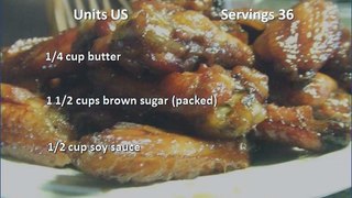 Brandied Chicken Wings recipe