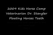 2009 Kids Horse Camp - Gary Stangeland, DVM of Auburn, California Floating Horses Teeth Part 1