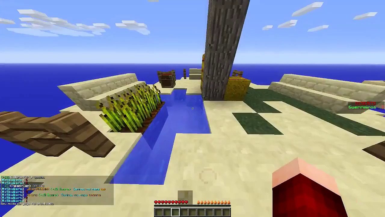 Primeiro vídeo do canal MINECRAFT SKYWARS