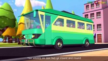 Wheels On The Bus Go Round And Round Nursery Rhyme | Kids Songs By Videogyan 3D Rhymes