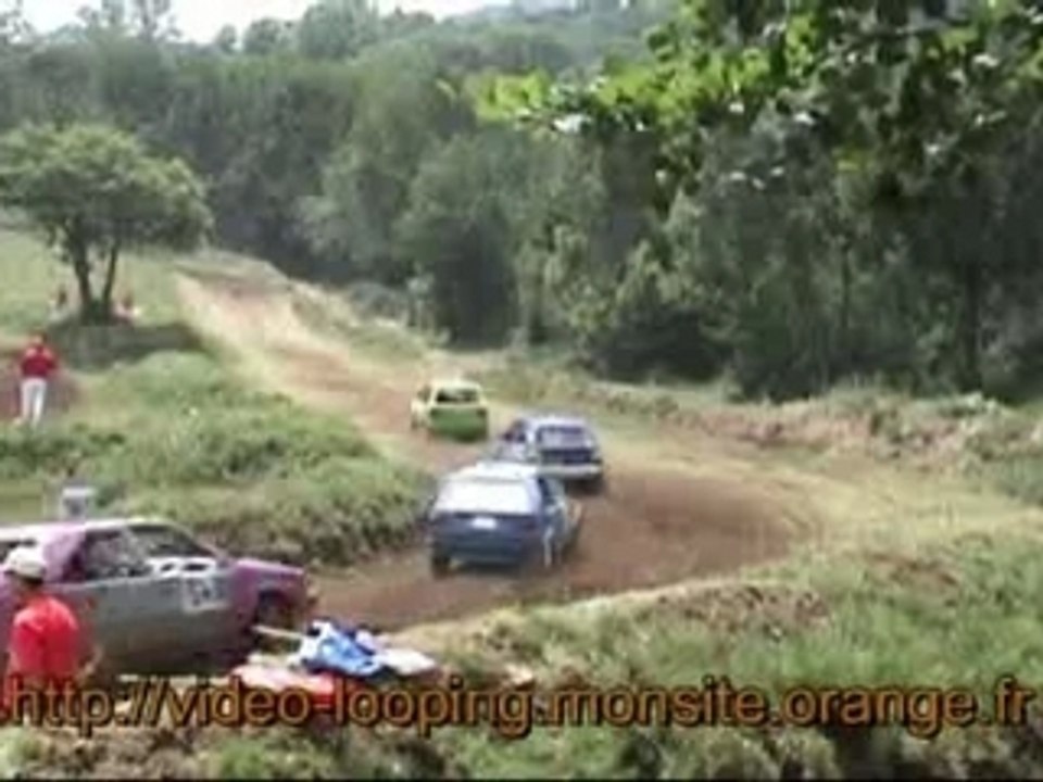 Stock car cross pélussin 1ere manche  1800