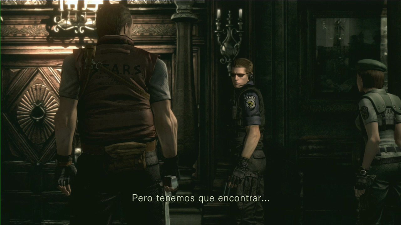 Resident Evil Remaster, Historia 1, Escapando de los perros zombis a la mansion