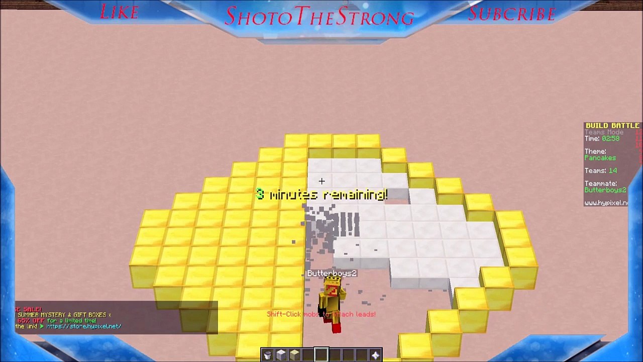 MINECRAFT BUILD BATTLE TROLLING :D