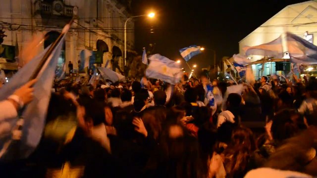 25 de Mayo festejó el paso a la final de Argentina en el Brasil 2014