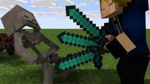 (Defeating The Evil) Blue Defeating Herobrine #2 [Minecraft Animation]
