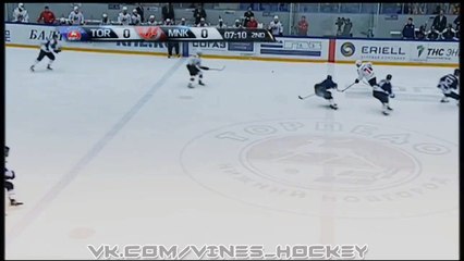 Первый гол Андрея Караваева в КХЛ