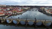 Aerial View Of Prague, Czech Republic. - Stock Footage | VideoHive 14889426