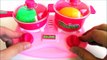 Peppa Pig toy kitchen stove toy cooking food velcro cutting vegetables learn English