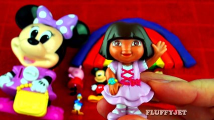 Peppa Pig Rainbow Play-Doh Surprise Eggs Cars 2 Flintstones Thomas Mickey Mouse Dora Jake