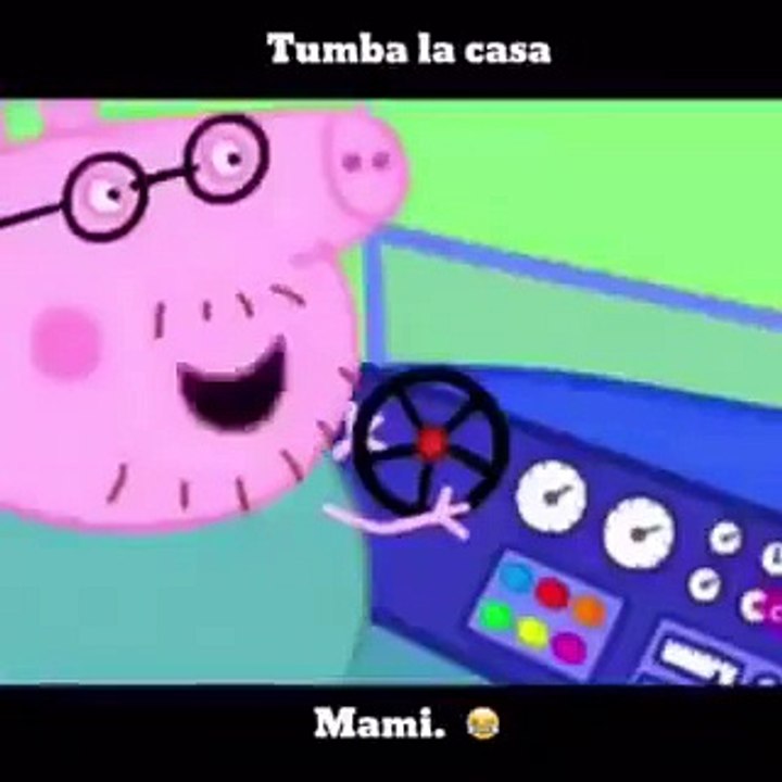  Tumba la casa Mami  peppa pig 