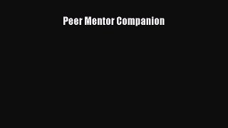 [PDF] Peer Mentor Companion Free Books