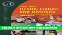 Read Essentials Of Health, Culture, And Diversity: Understanding People, Reducing Disparities
