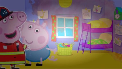 Peppa Pig English Character Episodes New PAW Patrol Chase and Peppa Fireman Save Mother Pig