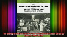 READ book  The Entrepreneurial Spirit of the Greek Immigrant in Chicago Illinois 19001930 Full Free