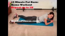 10 Minutes Fat Burning Exercise - Lose Weight & Reduce Belly Fat Fast - YouTube