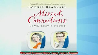 FREE DOWNLOAD  Missed Connections Love Lost  Found  DOWNLOAD ONLINE