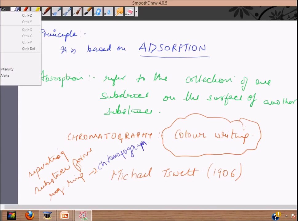 Methods Liquid- Gas (Mixture) Separation & Chromatography; Chromatography