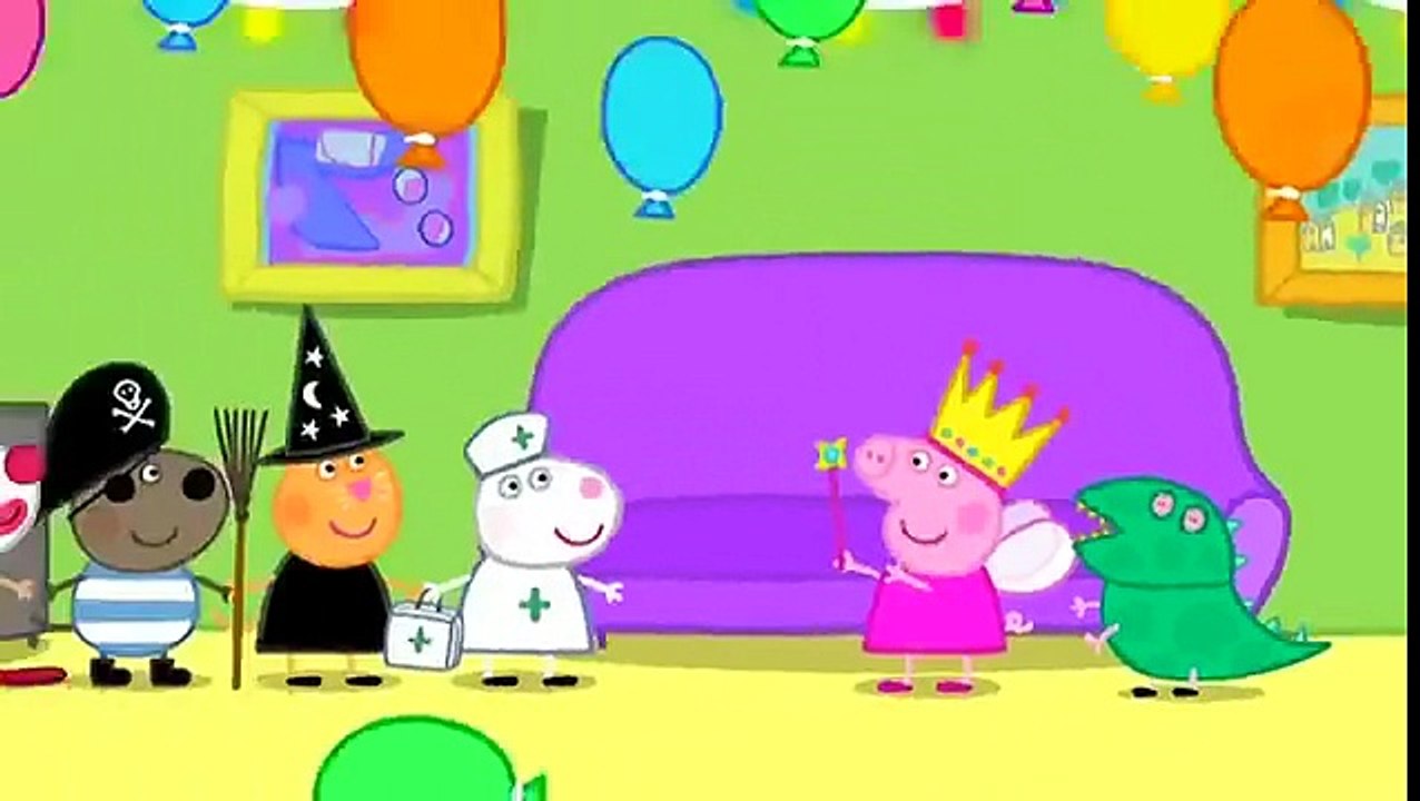 Peppa pig en Español Latino, Castellano Temporada 1 Capitulo 38 La Fiesta de Disfraces