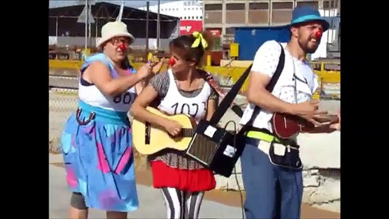 Olympic fire clownish