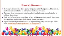 birthday party organisers in bangalore