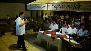 Discurso del Gobernador de Petén en inauguración de Calzada 25 de Junio en Poptún