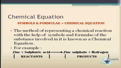 Chemical Equations  Unbalanced & Balanced Chemical Equations  Limitations