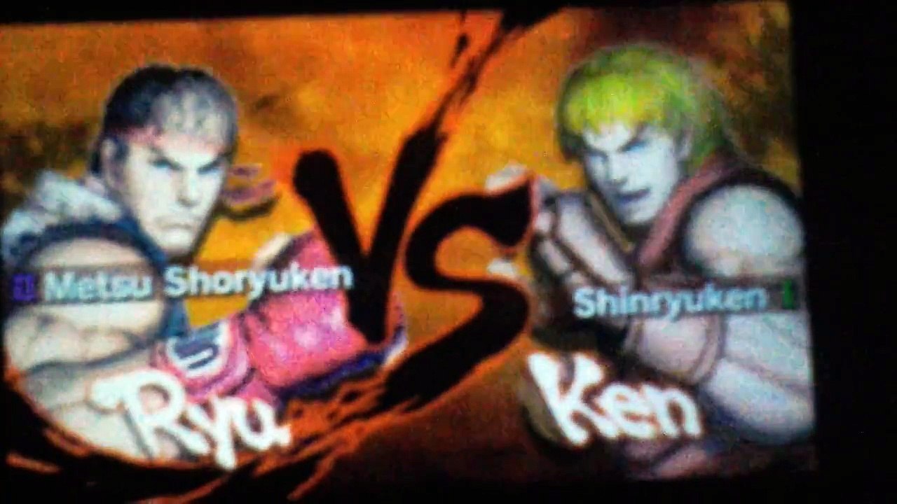 Super Street Fighter 4 Ryu VS Ken!!!